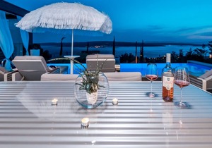 Beautiful modern and luxurious villa with an enchanting view of the sea