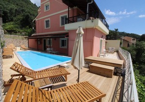 Belvedere ,Pyrgi,Corfu ,stunning Ipsos bay view