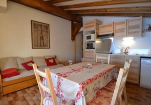 Charmant appart 4/5 pers au pied des pistes avec balcon, Wifi, parking, animaux OK - FR-1-505-65