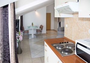 Holiday apartment with balcony and air conditioning