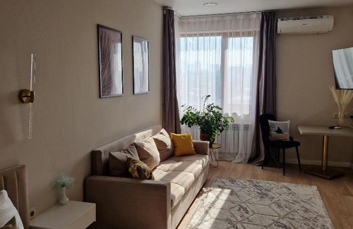 Almaty Apartment | Однокомнатная квартира студия Мега Парк