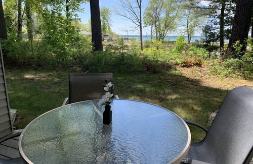 Acme Condo | 1 bedroom 2 bath condo overlooking Grand Traverse Bay and Acme Creek