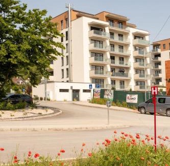 Spisska Nova Ves Apartment | 1-Bedroom LUX Apartment with Balcony & Underground Parking Garage