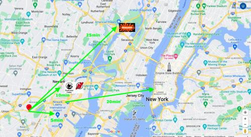 Hillside House | 1 Bus Stop To NYC-Hot Tub-EWR Airport-Free Parking