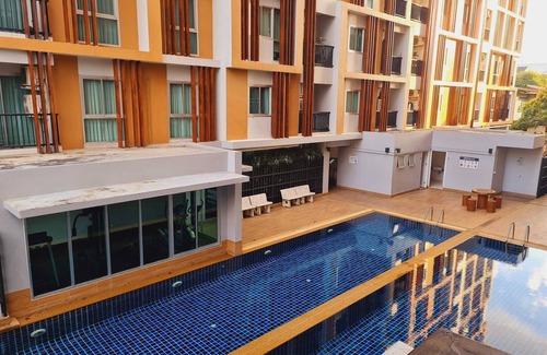 Udon Thani Apartment | 1 Double bedroom Swimming pool Apartment for Rent in UdonThani With Gym Laundry