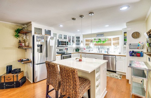 Astor House | < 1 Mi to Boat Ramp: Canal-Front Retreat in Astor!