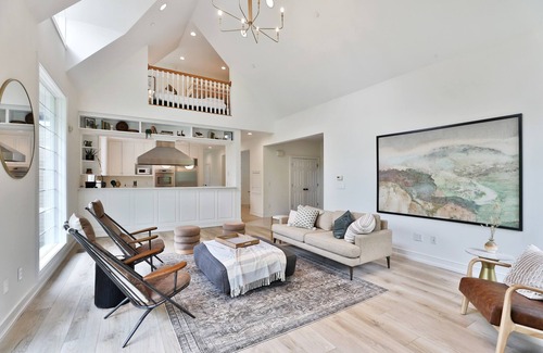 Logan Villa | 11,000sqft sleeps 29, POOL! lake swimming & fishing, hot tub, sauna, 130 acres!