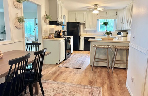 Cheboygan Cottage | 125 ft of Private BEACHFRONT with large, secluded yard & spectacular views!