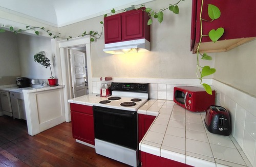 Downtown Reno Bed & Breakfast | 1930s Plant-Filled true BNB for 7 w/Music Room, Infra-Red Sauna & Cast-Iron Tub