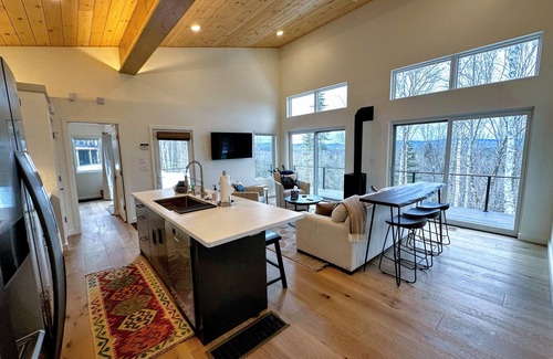 Bethlehem Villa | 1B Contemporary cabin in magnificent setting, luxury and comfort, hot tub, AC!