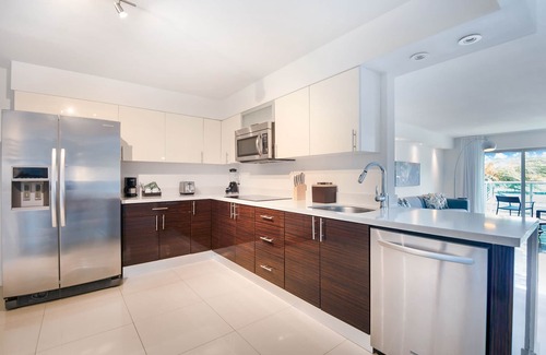 Bal Harbour Apartment | 2 Bedroom-2 Bathroom with Canal Front Balcony Steps Away from Bal Harbour Beach