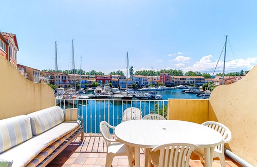 Port Grimaud Apartment | 2-bedroom duplex apartment in Port Grimaud - Terrace with canal view, WIFI