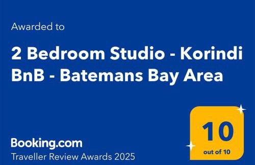 Long Beach Bed & Breakfast | 2 Bedroom Studio - Korindi BnB - Batemans Bay Area