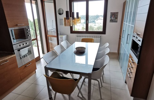 Bordighera House | 2 bedrooms, living room, kitchen in high quality. Villa with pool + sea and mountain views!