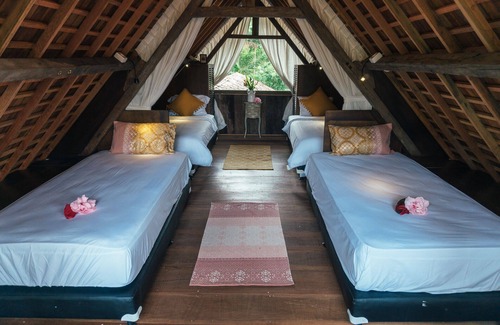 Penebel Cabin | 2 BR Wooden Duplex Lodge House at Jatiluwih, UNESCO Site