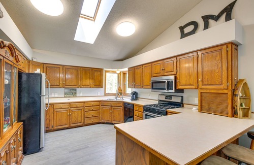 Faribault House | 2 Mi to Cedar Lake: Quiet Home w/Fire Pit + Deck