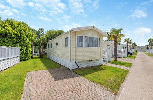 Westmarsh House | 2021: 12ft-wide caravan ideal for families with one double and two twin.