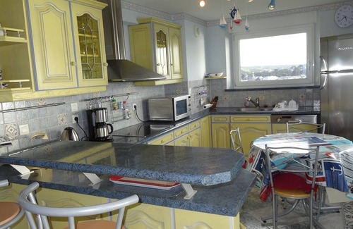 Pleneuf-Val-Andre Apartment | 250 ° panoramic sea view from the 10 windows ! Classified furnished with 4-star tourism.