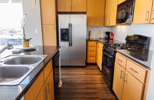 Greenway Plaza-Upper Kirby Apartment | 2BR Galleria Skyline views