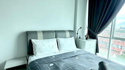Bayan Lepas Apartment | 2BR Lively City View Family Suite#Airport