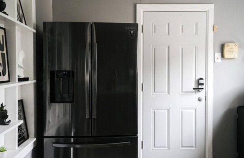Cragin Apartment | 2BR w/Workspace + Coffee Bar Near Transit