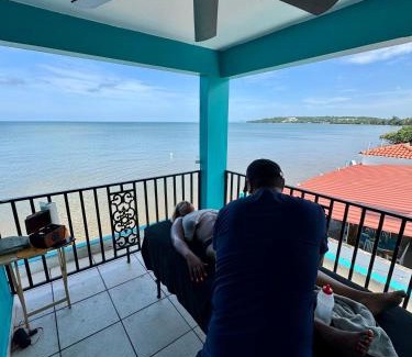 Guanajibo Apartment | 2nd Floor Beachfront Sleeps 6 Walkable Snorkeling