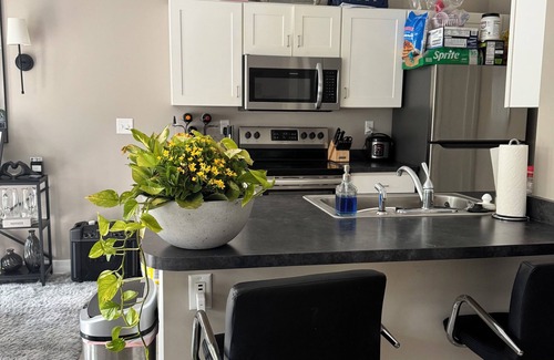 Rochester House | 3-bedroom Cozy Suburban Escape in terrific Gates with AC, fitness room, WiFi