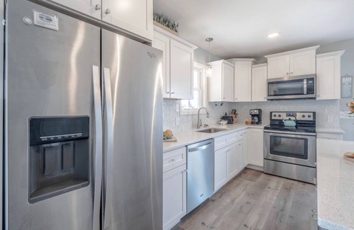 Yaupon Beach House | 3 Bedroom ocean view close to pier and pet friendly!