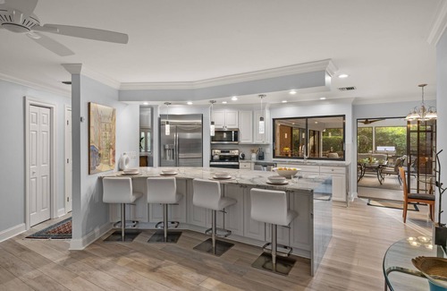 Kings Lake House | 3 bedroom pool homes less than 5 miles to downtown and beaches and pickleball