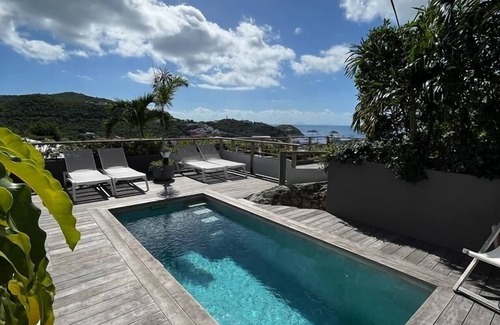 Gustavia Industrial Zone Villa | 3 bedrooms with 2 masters - Heated Private Pool - SEA VIEW- DIRECT OWNER