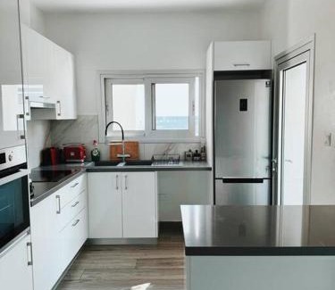 Agios Athanasios Apartment | 3 Br Penthouse Jacuzzi Seaview