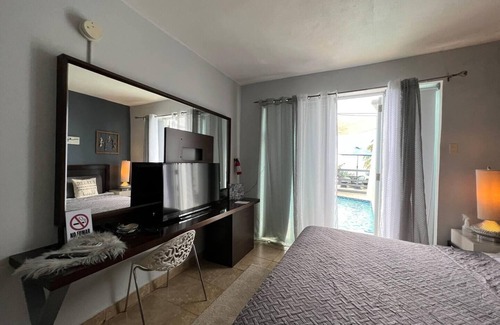 Aguada Hotel | #3 Playa Jobos, Boutique Hotel Room, 15 yards from Beach.