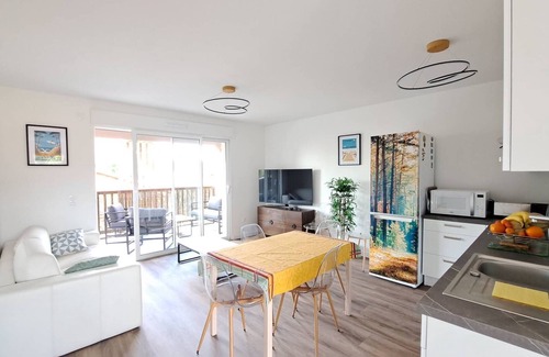 Lit-et-Mixe Apartment | 3-room flat, 10 minutes from the beaches