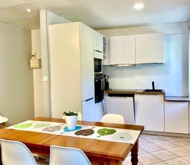 Lastours Apartment | 3 Star 3 bed Air Conditioned QUERTINEUX 100m to Historic 4 Cathar Châteaux Lastours access to a very Pretty Riverside Garden!