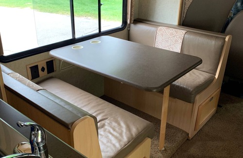 Cedar House | 30' motorhome on private setting.