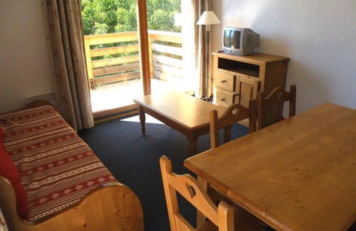 Vaujany Apartment | 300m from ski lifts, sauna, hammam, balcony, parking, tv, 50m², Vaujany