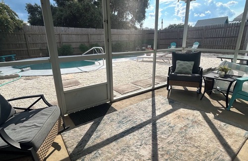 Biltmore Beach House | 3B/2B house with POOL. 700' to public boat ramp & .6 mi to beach access!