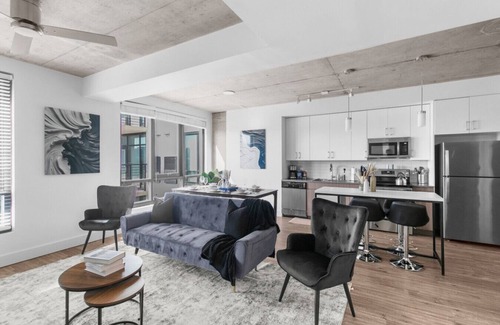 Five Points South Apartment | 3BR Oasis with Skyline Views 12th Floor