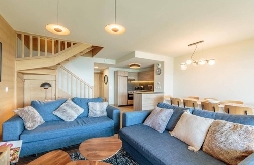 Arc-1600 Apartment | 3rd floor, view valley, fitness, swimming pool, sauna, hammam, balcony, parking, tv, ski locker