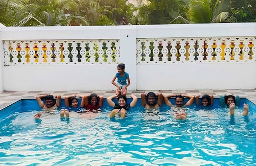 Alibaug House | 4-bedroom bungalow in fabulous Alibag with AC, WiFi, swimming pool and parking