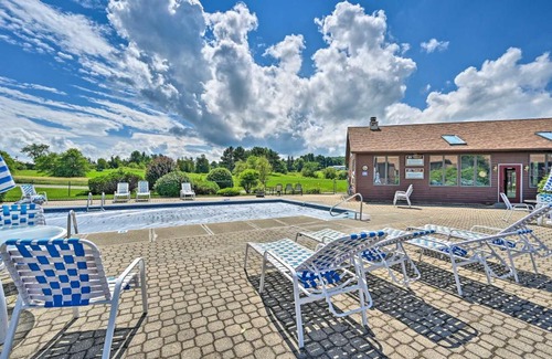 Newport Center Apartment | 4-Season Lakefront Condo Swim, Boat and Ski!
