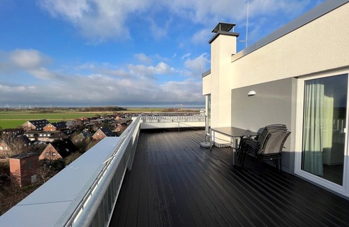 Schillig Apartment | 49.7 Mehrblick - Exclusive, high-quality vacation apartment, sauna, large balcony,