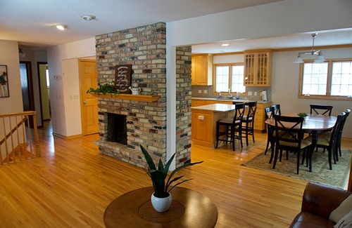 Fridley House | 5 bdrm house w/HOT TUB across from Moore Lake Park