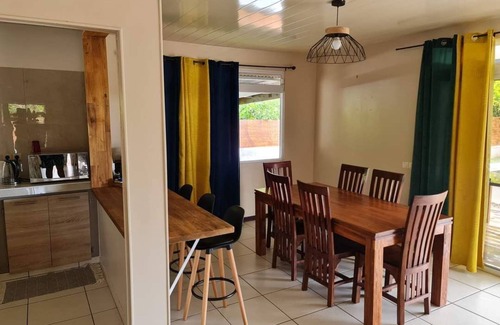 Moorea-Maiao House | 5 minutes from the dock and shops. Nice renovated house for families in Moorea
