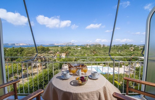 Gialova Apartment | 5 minutes walk from beach cozy Studio w/pool and views of Navarino Bay.
