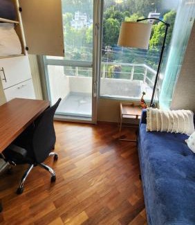 Financial District Apartment | 500 Excelente Vista ciudad Quito,parque, piscina,balcón,sauna,tranquilo encantador seguridad 24-7