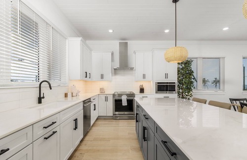 Mid Island House | 5350 Chasing Sunshine: 5BD/4.5BA Pool Home, Steps to Sand!