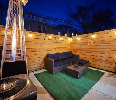 Newbold House | 5BR Home near City Center, Live! Casino, Hot Tub with City View