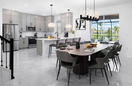 Florida Center Hotel | 6 Bedroom Home w Movie Theater at Villatel Orlando Resort - Private Pool