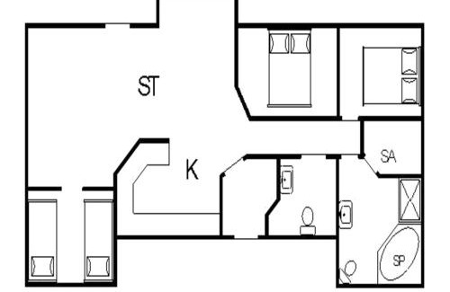Skaven Strand House | 6 person holiday home in Tarm
